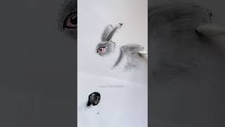 How to draw a cute rabbit easy art drawing rabbit drawing for beginneryoutubeshorts