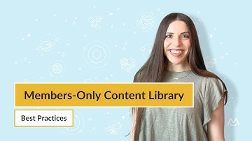 How to set up a members-only content library