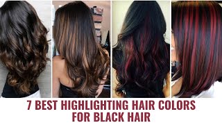 Trendy Highlights For Black Hair With Highlights Dark Hair With Highlights Ideas