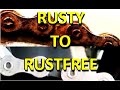 REMOVE CHAIN RUST THE EASY WAY