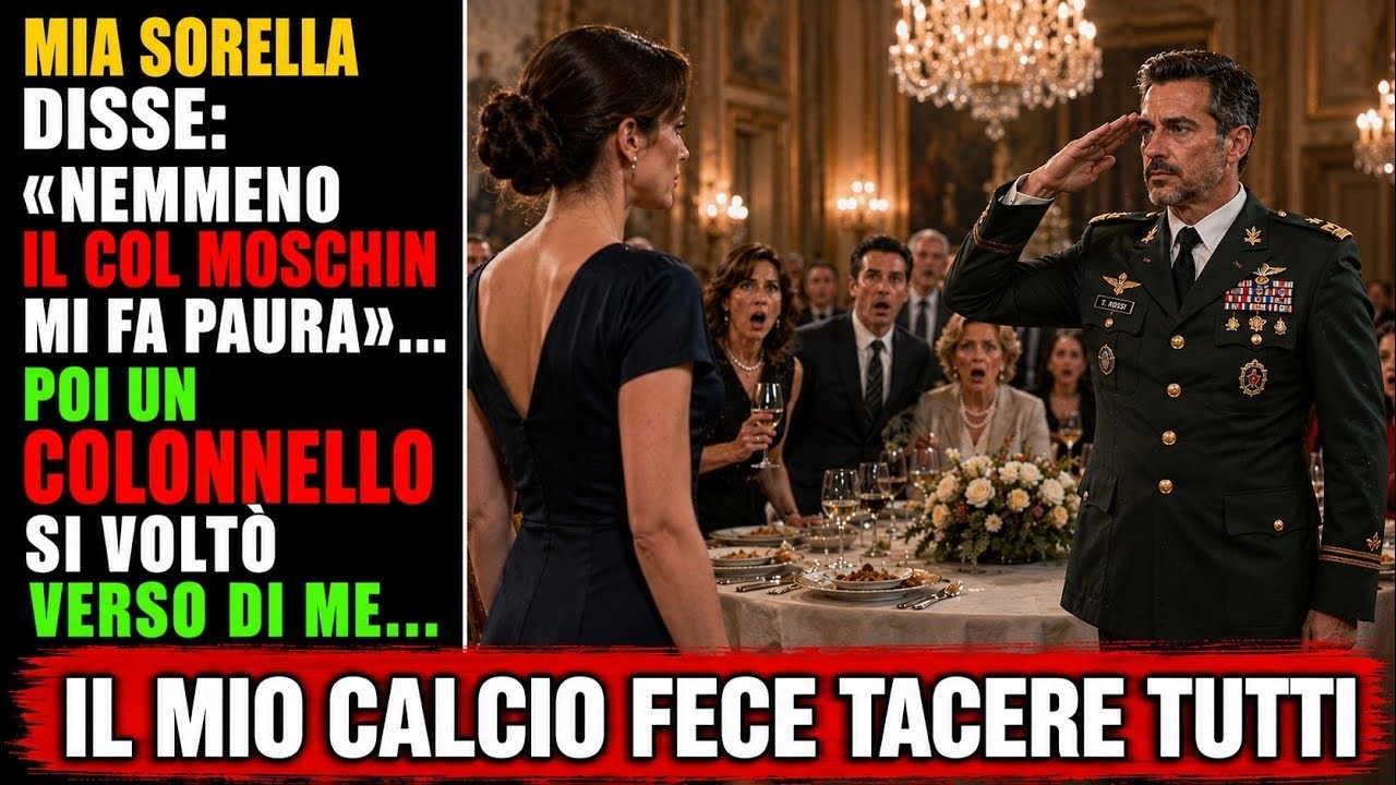Mia sorella ha alzato il calice di Prosecco davanti a quasi quaranta invitati e ha detto: «Nemmeno quelli del Col Moskin mi fanno paura». Tutti hanno riso. Nessuno guardava me, seduta in fondo al...