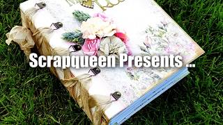 Best gift for Best Friend interactive scrapbook mini album Memories of Roses KIT ( KIT IS SOLD OUT )