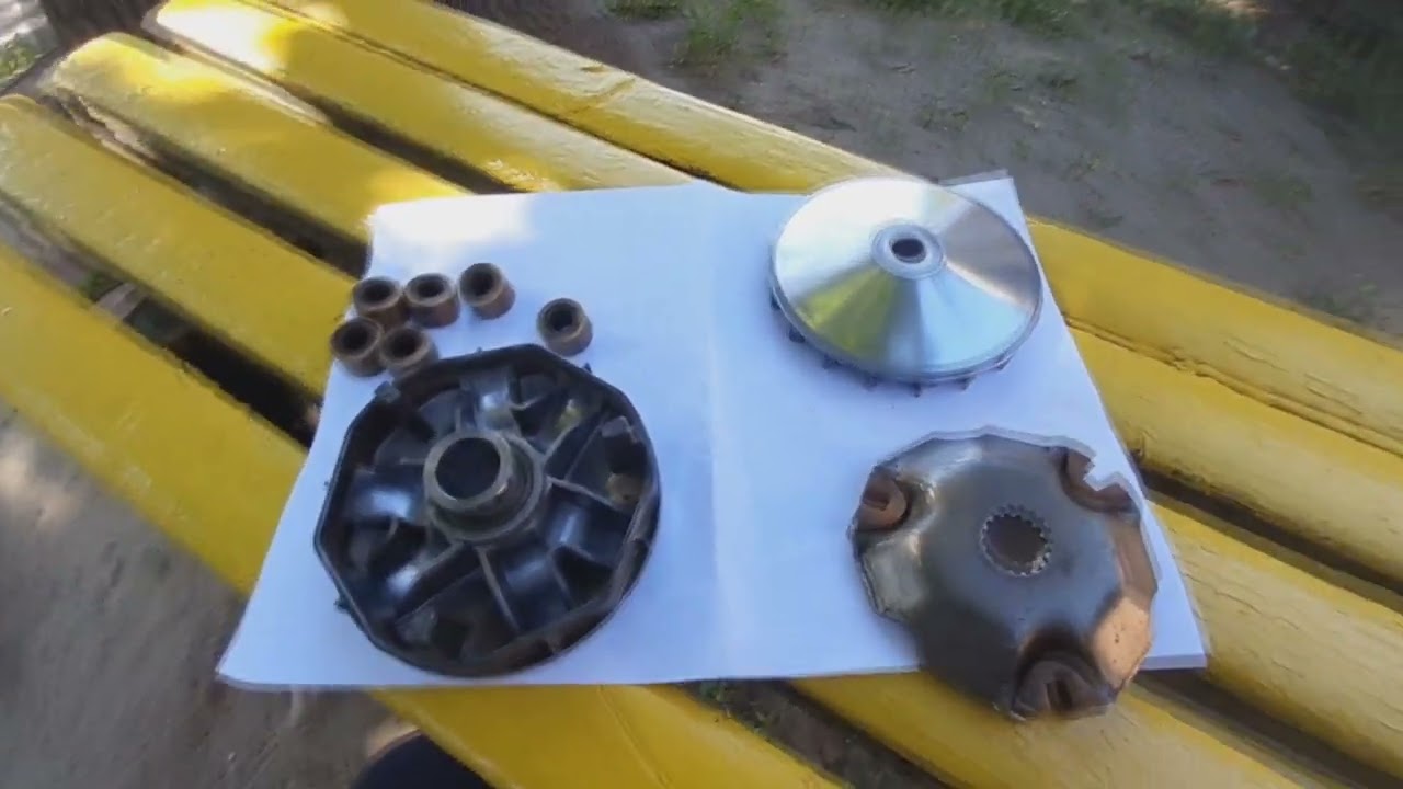 Ремонт вариатора Suzuki Address V125