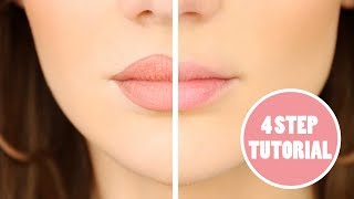 How to fake big lips / change your lip shape  Overline Lips Tutorial | PEACHY