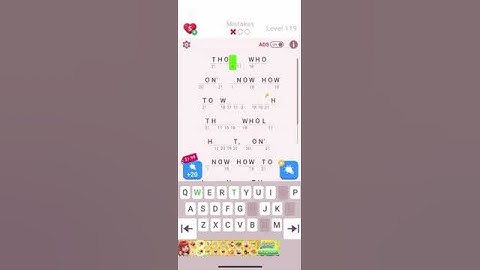 Ultimate cryptogram level 119 guide #cryptogram #diewithsmile