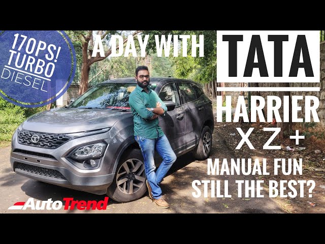 Tata Harrier Manual Drive Review | A Day With Harrier | Which is fun to Drive Manual or Automatic? class=