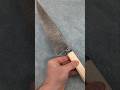 San Mai Damascus Chef's Knife (10") with Faux Ivory and Titanium by Nick Anderson