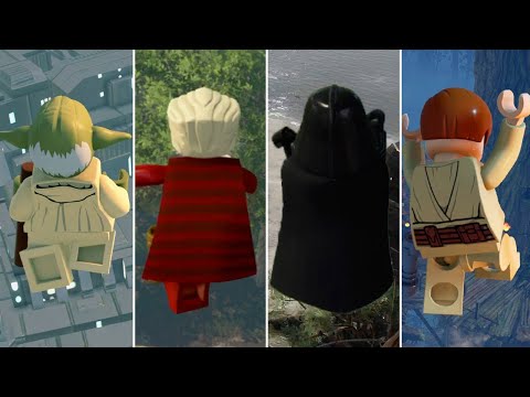 Jumping from the Highest Points in LEGO Star Wars The Skywalker Saga