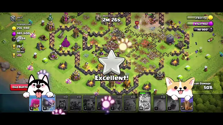 Town Hall 8 vs 9 Attack strategy 🤯||Best army 🥳 #clashofclans #coc #sumit007