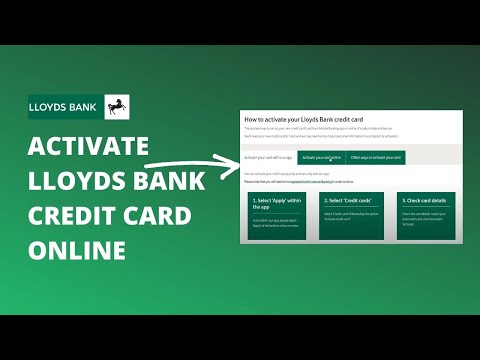 How to Activate Lloyds Bank Credit Card Online | Lloyds Bank Credit Card Activation (2022)