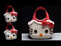 Tas Karakter Hello Kitty dari Jerigen Plastik Bekas ! | Best Out Of Waste | Jerry Can Craft Ideas