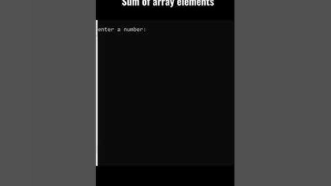 sum of 2d array elements |  2d array | #clanguage #shorts