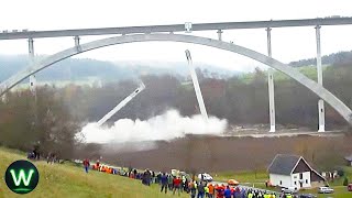 Tragic! Massive Bridge Collapse Moments Filmed Seconds Before Disaster That Will Disturb You!