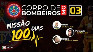 CONCURSO BOMBEIROS MG 2022 | M100D3 |CBMMG |QUESTÕES BANCA IBGP HISTÓRIA PORTUGUES BIOLOGIA