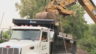 Army Corps excavates 8 Olympic pools worth of soil in radioactive remediation on Jana property