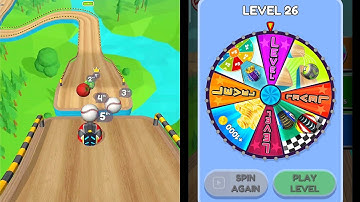Going Balls Spin The Wheel - Level 26 ( Android IOS Gameplay)