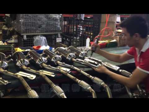 ATV exhaust muffler｜Stainless steel exhaust muffler manufacturing process