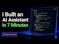 I Built an AI Assistant in 7 Minutes (Python Beginners, Watch This)