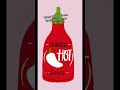 Quick Procreate Drawing | Spicy Hot Sriracha #shorts #shortsfeed #shortsvideo