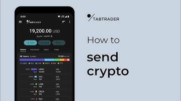 How to send crypto with TabTrader Wallet