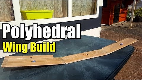 POLYHEDRAL WING BUILD WITH CARDBOARD (How To Make a Trainer Rc Plane For $5 Airplane)