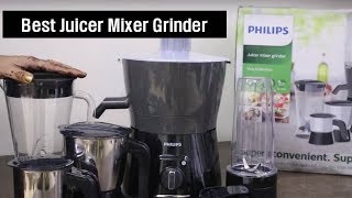 Philips HL7580 Juicer Mixer Grinder with Blend and Carry Sipper | Best Juicer Mixer Grinder