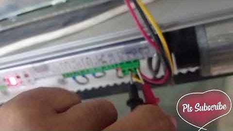 Dorma ES-200 automatic sliding door power failure problem and Solution.