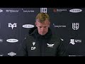 Dwayne Peel's reaction to Ospreys defeat