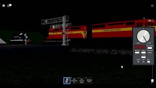 FEC Train 336 Meets Local EMD Shift