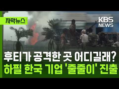 [Subtitled News] Where Did the Houthis Attack? Why Korean Companies Are There in Droves / KBS 10....