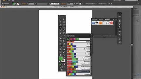 Using the Color Guide to match colors
