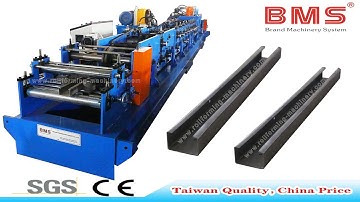 C80-300 Auto Changed Type C Purlin Roll Forming Machine