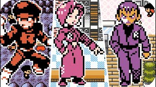 Pokémon Gold, Silver & Crystal - All Team Rocket Admin Battles (1080p60)