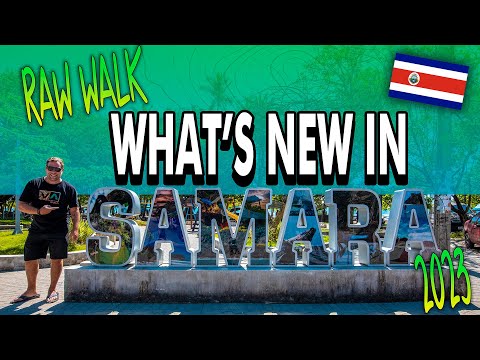 of Samara, Costa Rica | Stadtspaziergang 4K | 10. Dez. 2023
