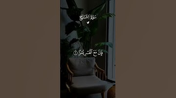 #سورة_الشرح #احمد_العجمي #لايك #اكسبلور #قرآن #راحة_نفسية