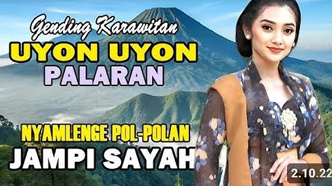 Gending Karawitan Nyamleng, Uyon Uyon Palaran Jampi Sayah 