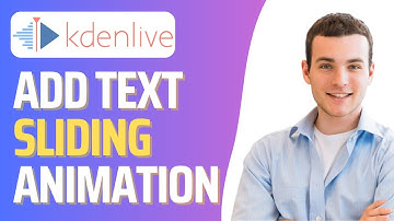 How To Add Sliding Text Animation in Kdenlive (Step By Step)