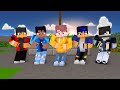 APHMAU BOY FRIENDS CREW | CHICKEN WINGS MEME | HERO TONIGHT DANCE - Minecraft Animation