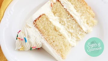 EASY Eggless Vanilla Cake Recipe (Can Be Made Vegan!)