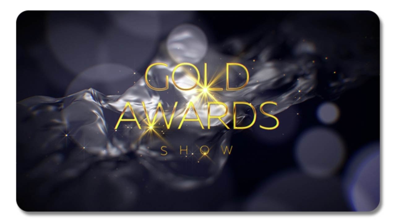 Gold Awards Show After Effects template YouTube