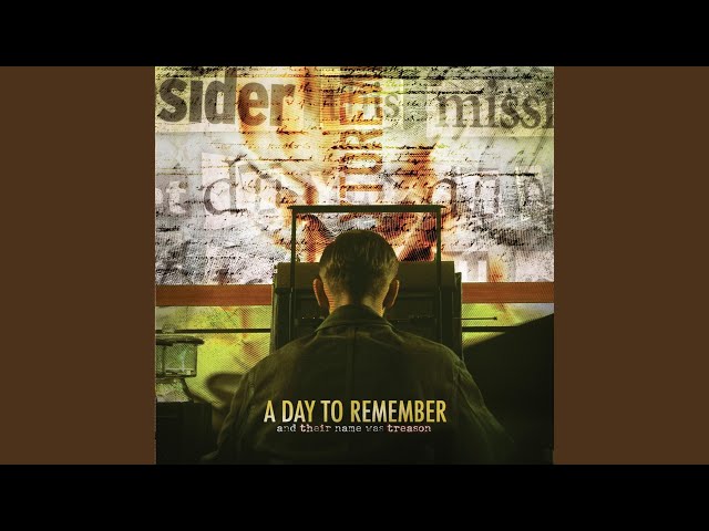 A Day To Remember - A Second Glance