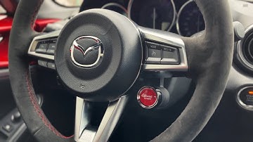 Mazda Mx5 ND steering wheel push start button mod