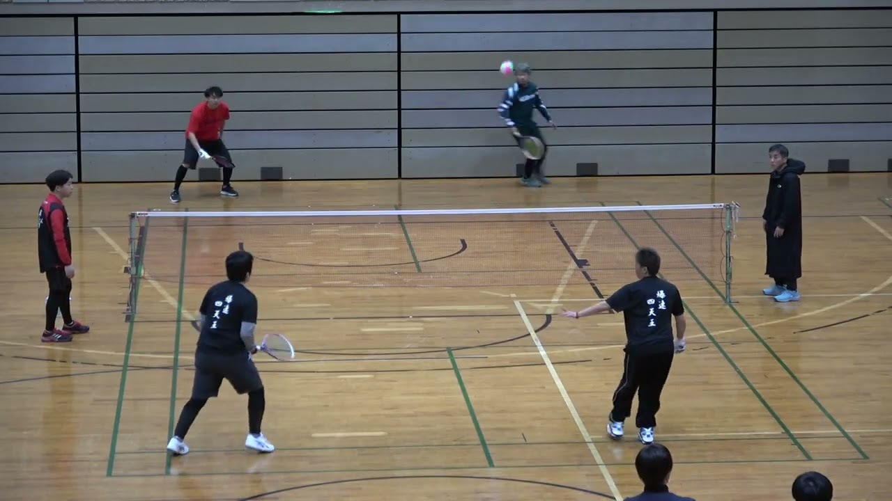 2025年　猫's arkミニテニス交流戦2025　45歳未満男子準決勝　山口招ペアvs伊儀髙見澤ペア