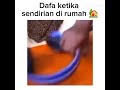 ketika Dafa  sendirian di rumah 🏡