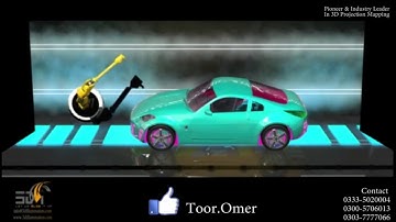 Car Projection mapping | Video Mapping | Pakistan