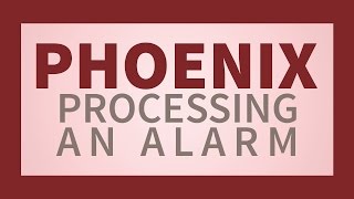 Processing an Alarm in the Phoenix Software screenshot 1