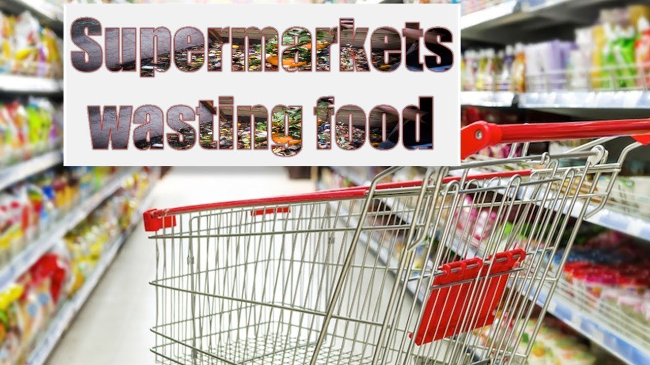 Supermarkets food waste - YouTube