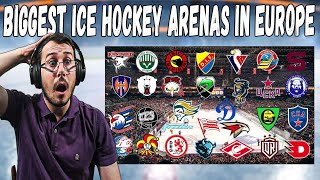 OMG! 🇮🇹 Italian Reacts to MASSIVE European Hockey Rinks