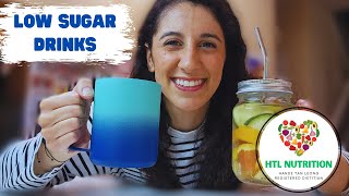 Low Sugar Drinks ~ Easy & Healthy Homemade Mocha Latte, Spa Water and Tips for Smoothies in Batch