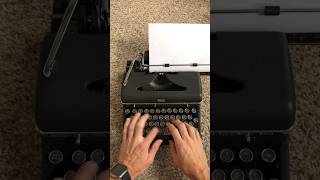 📄 Put Paper in a Typewriter? #typewriter #journaling #writing